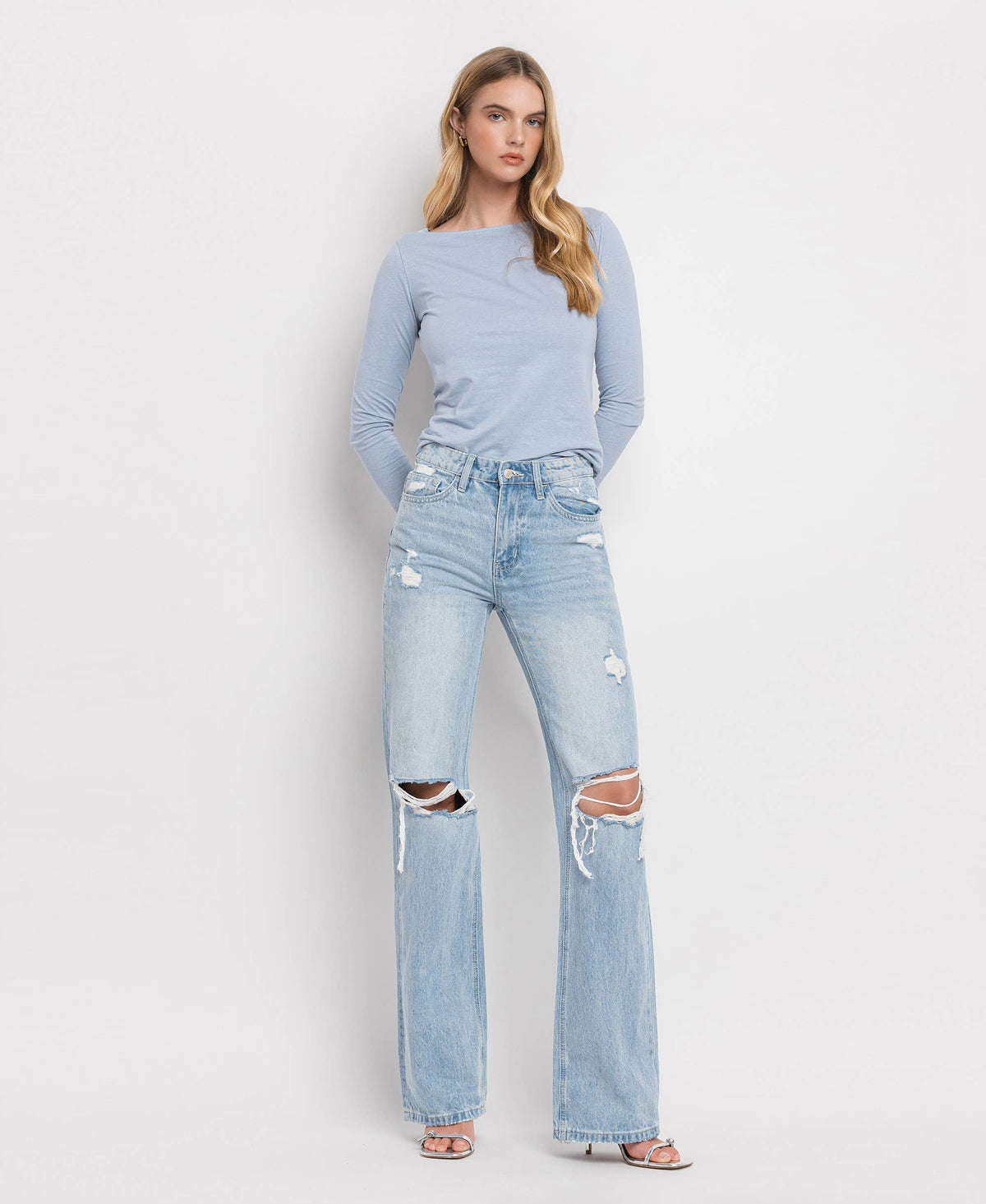 Vintage high rise flare jeans