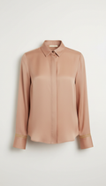 Rose Clay Silk Blouse