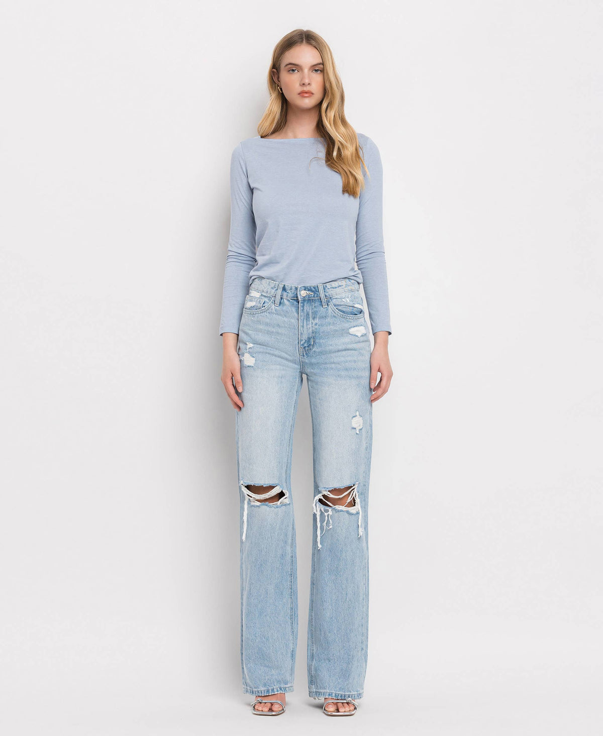 Vintage high rise flare jeans